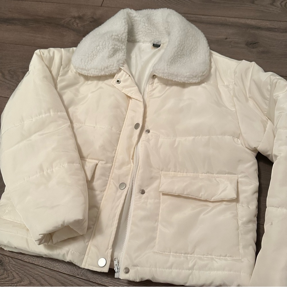 White Puffer Jacket